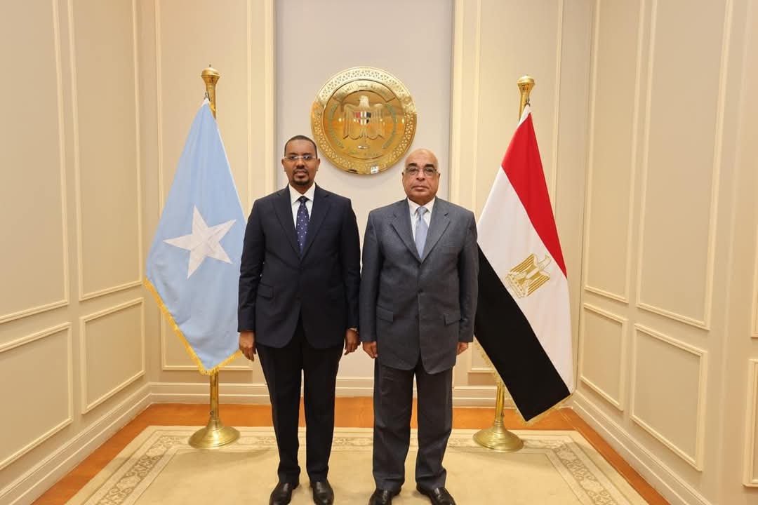 وزير العدل يستقبل وزير الدولة للعدل والشئون الدستورية بالصومال 