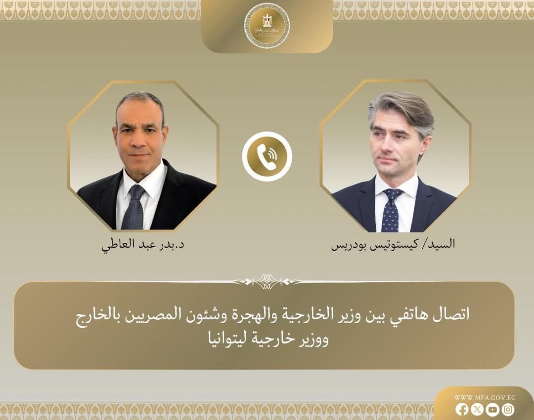 وزير الخارجية:نتطلع لتعزيز التعاون مع ليتوانيا فى الإتصالات وتكنولوجيا المعلومات