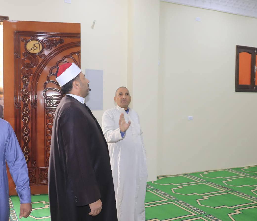 وكيل وزارة الأوقاف بالفيوم في جولة بالمساجد قبيل صلاة الجمعة