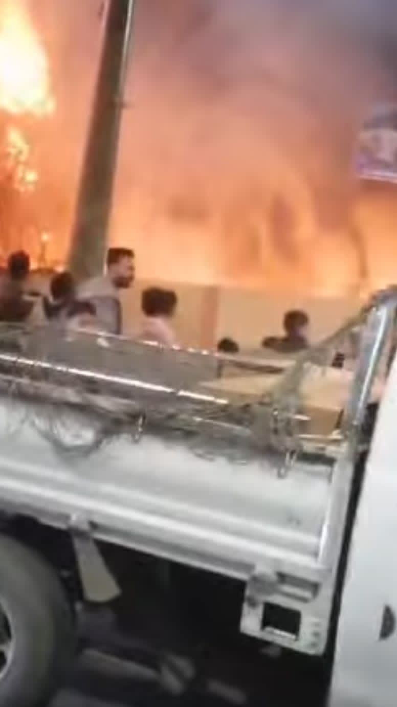 السيطرة على حريق بأرض فضاء فى إبشواي دون إصابات