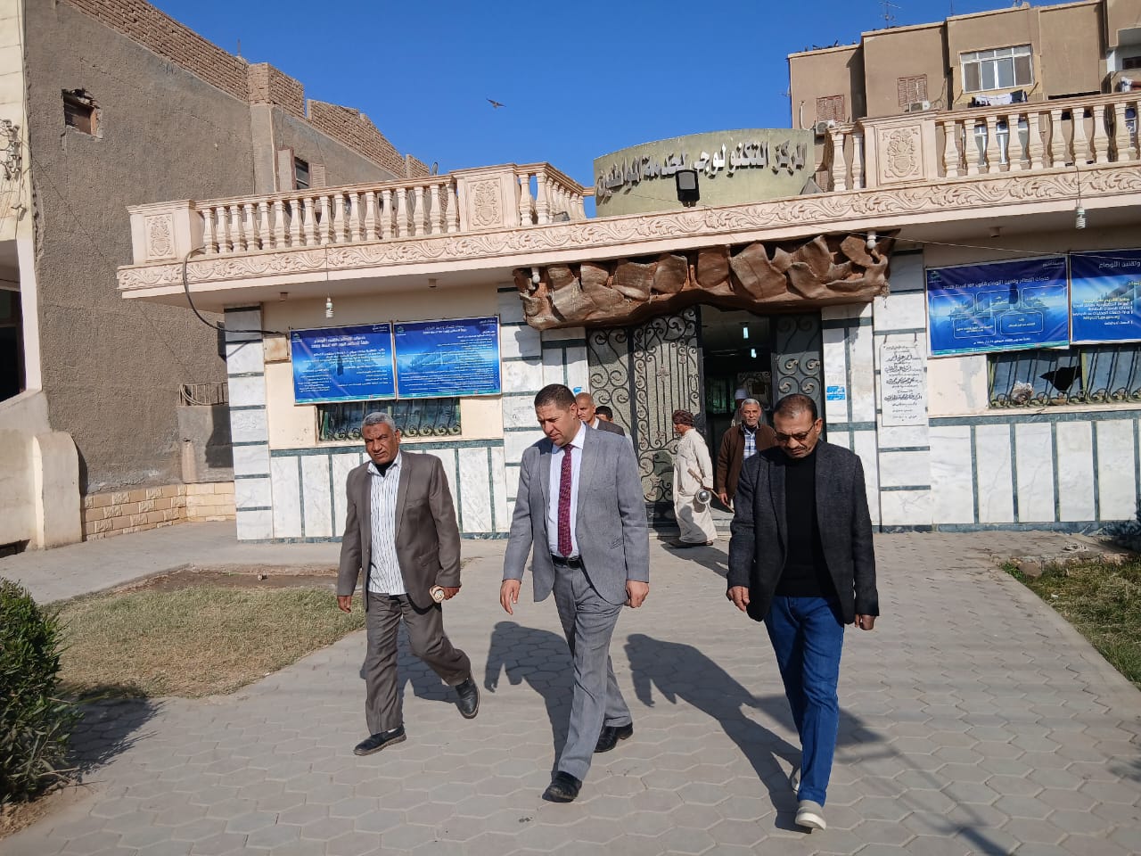 سكرتير عام الفيوم يتفقد المركز التكنولوجي بطامية
