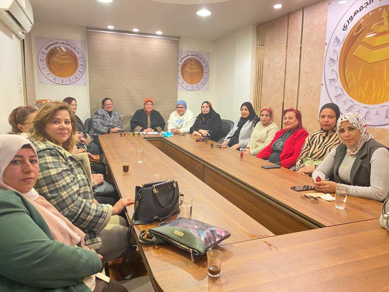أمانة مرأة "الشعب الجمهورى" بقنا تناقش خطة عمل شهر رمضان