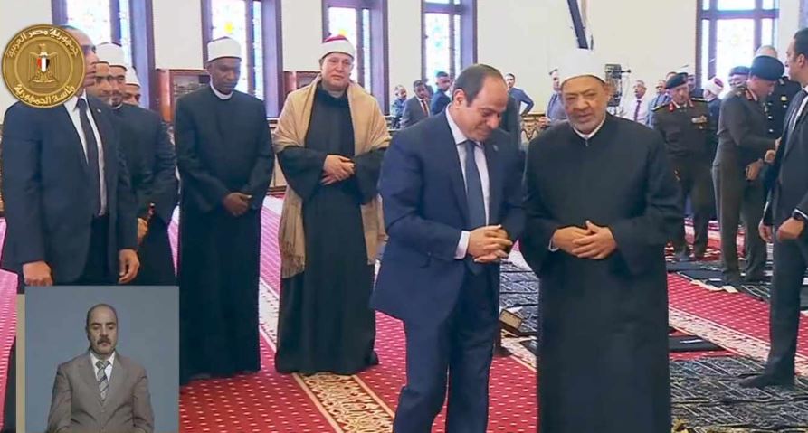 حديث بين الرئيس السيسى.. والإمام الأكبر شيخ الأزهر