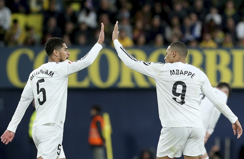 ريال مدريد يعود من ملعب فياريال ب3 نقاط ثمينة