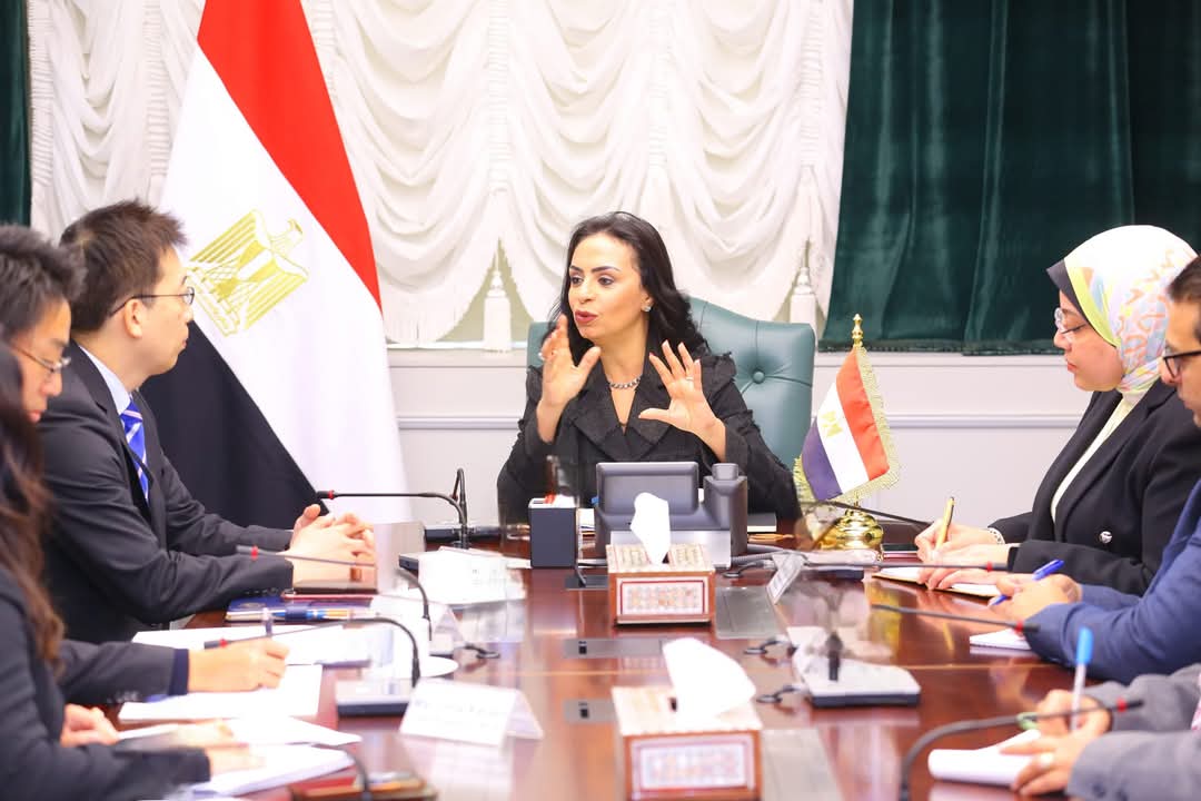 وزيرة التضامن تلتقى الممثل الرئيسى االجديد ل «جايكا»اليابانية