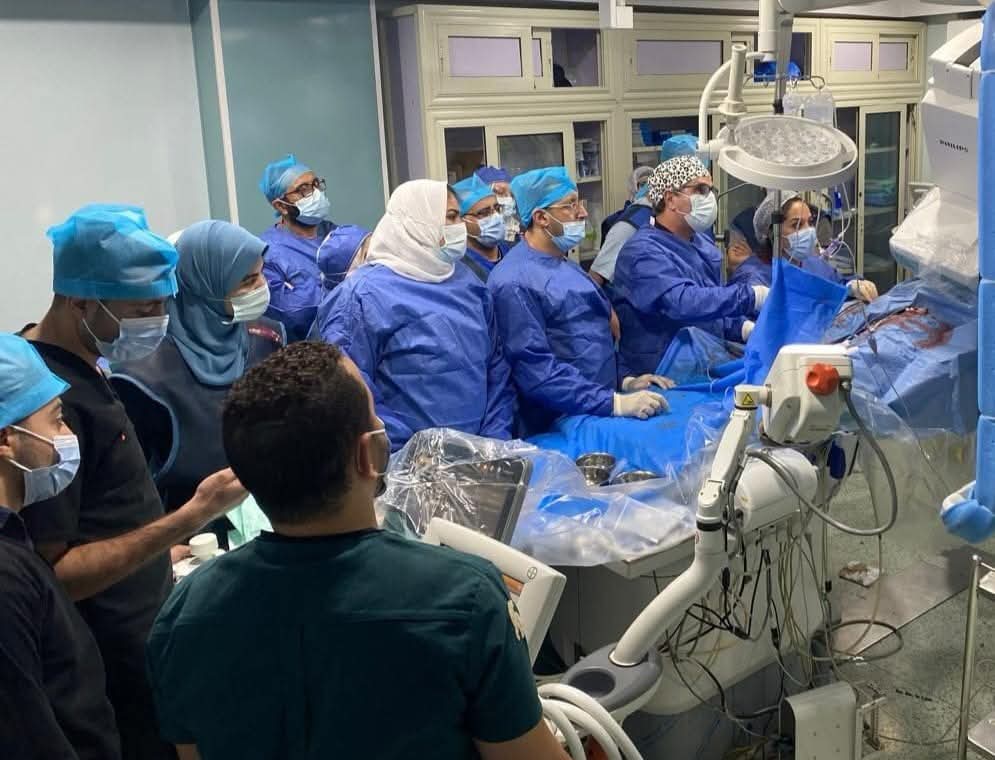 تدشين مشروع زرع الصمام الرئوي عن طريق القسطرة بمعهد القلب