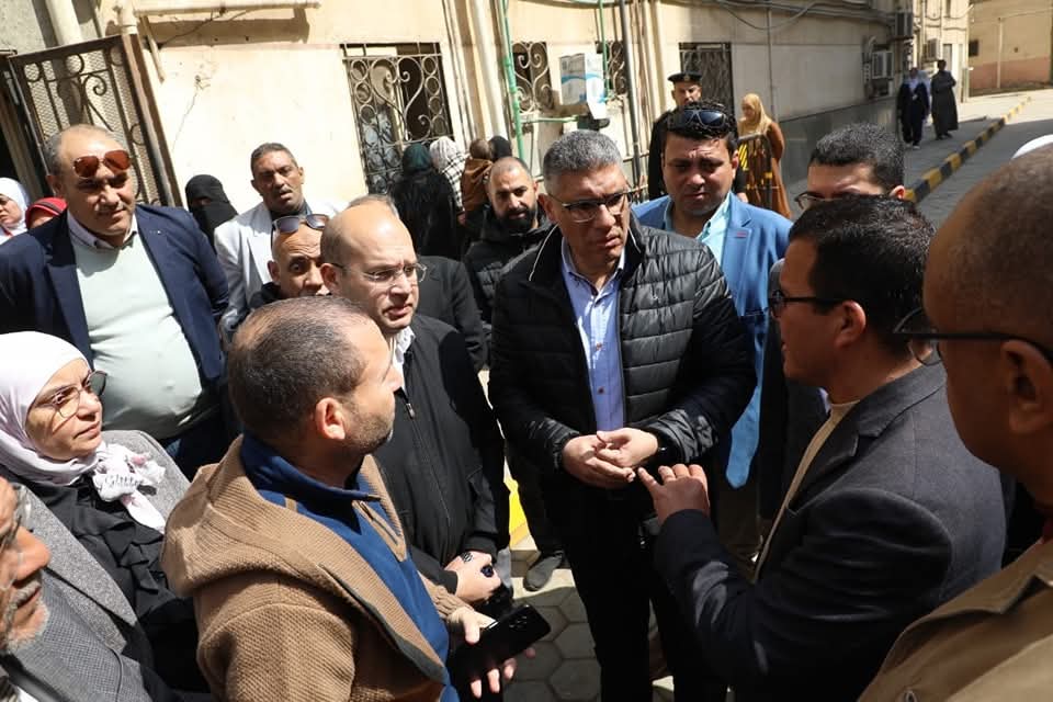 محافظ الجيزة يتفقد مستشفى أبو النمرس