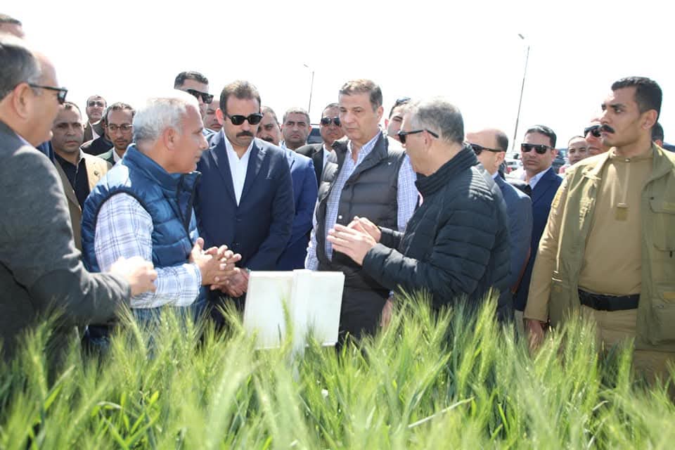 وزير الزراعة يتفقد مجمع محطات غربلة المحاصيل الزراعية بكفر الشيخ