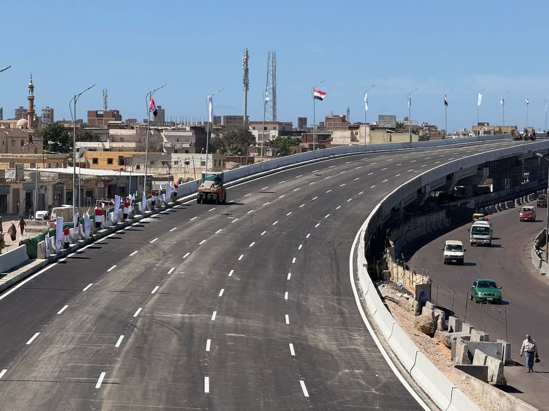 فتح مشروع تعديل ورفع مناسيب وتوسعة كوبرى العامرية المتقاطع مع مسار القطار الكهربائى