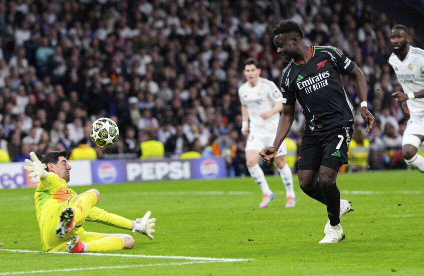 ريال مدريد خارج دورى أبطال أوروبا.. أرسنال أقصاه ويواجه باريس سان جيرمان