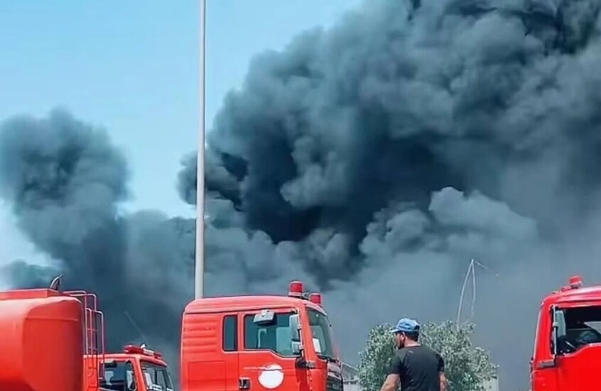 حريق هائل في مصنع بالمنطقة الصناعية الثانية ب6 أكتوبر