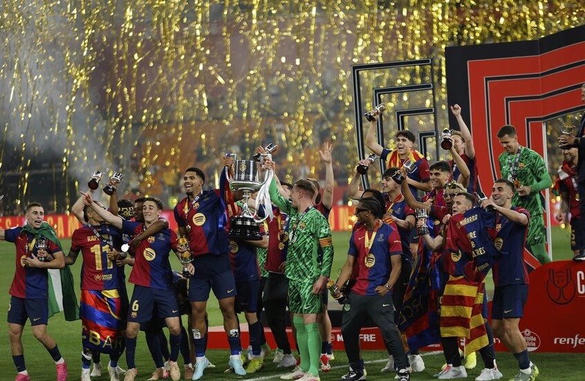 برشلونة ..ملك كأس إسبانيا