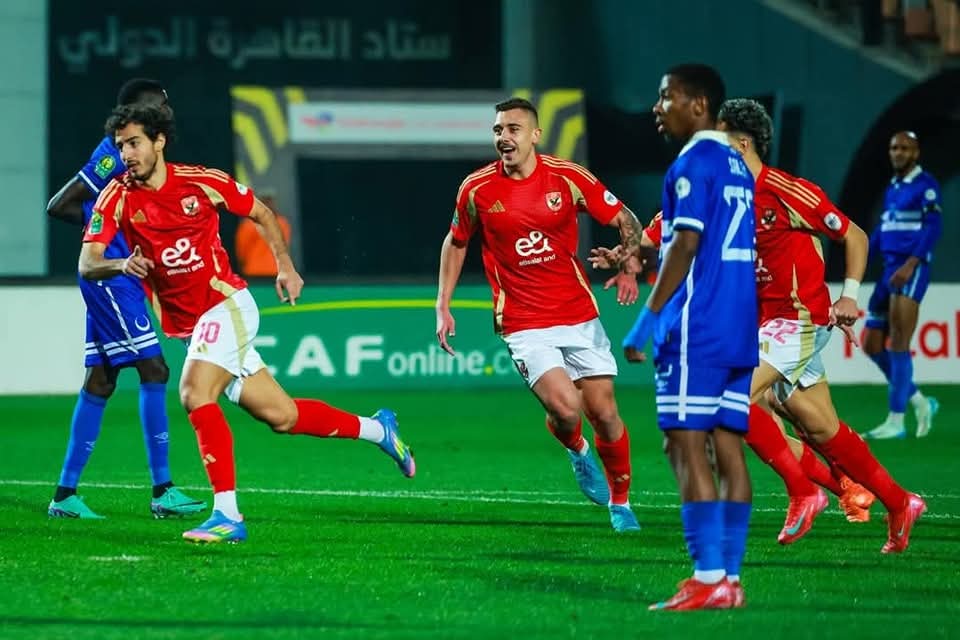 الأهلى يفوز على الهلال السودانى 1/صفر