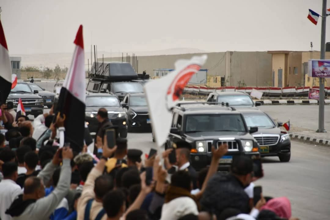 مليونية العريش رسالة للعالم .. واستقبال تاريخى للرئيس