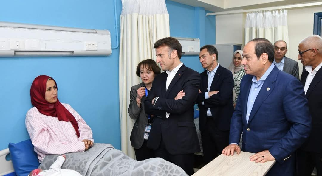 الرئيس الفرنسى من العريش: غزة ليست مشروعاً عقاريا..ولا يمكن محو التاريخ والجغرافيا