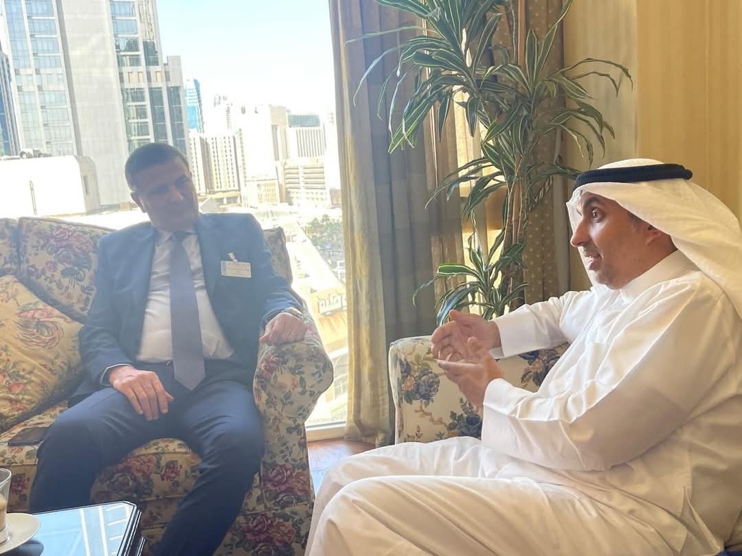فاروق يبحث تعزيز الاستثمارات الزراعية مع الأمين العام لمجلس الأعمال الكويتى المصرى 