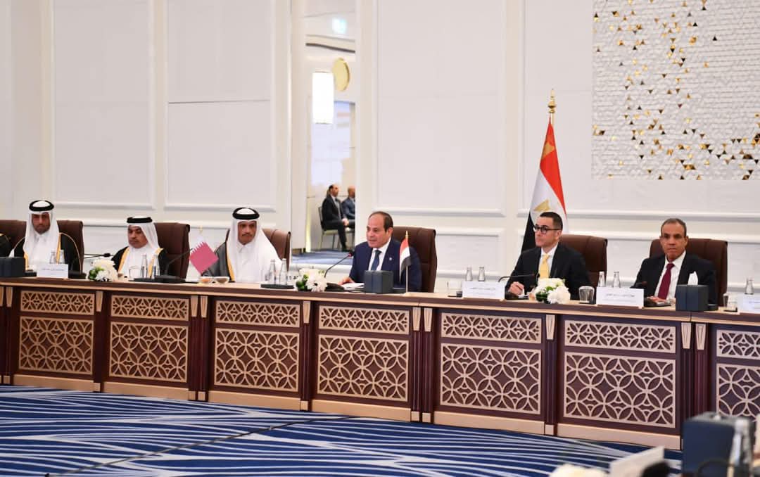 الرئيس لممثلى الأعمال القطرى: مصر فرصة واعدة للمستثمرين