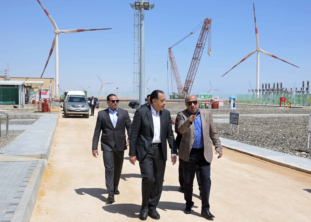رئيس الوزراء يتفقد مزرعة توليد الكهرباء بقدرة 650 ميجاوات.. برأس غارب