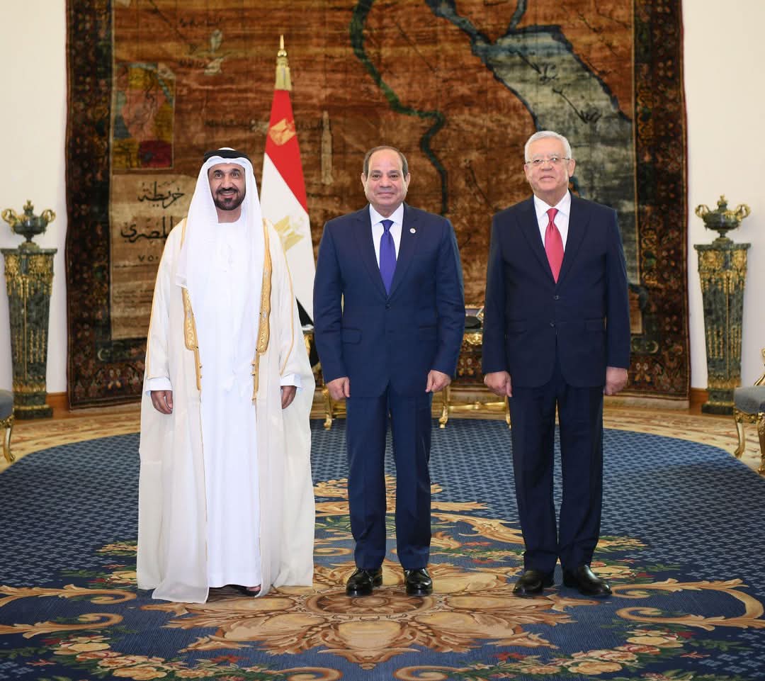 الرئيس ل" اليماحى": دعم مصر كامل لجهود البرلمان العربى
