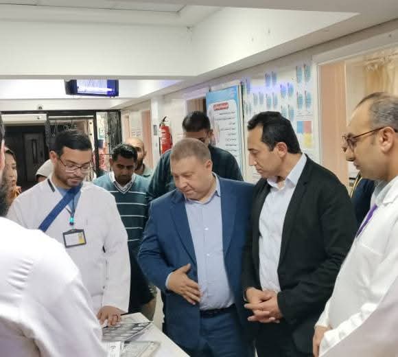 نائب محافظ البحيرة يتفقد المستشفيات والحدائق بدمنهور وإيتاي البارود 
