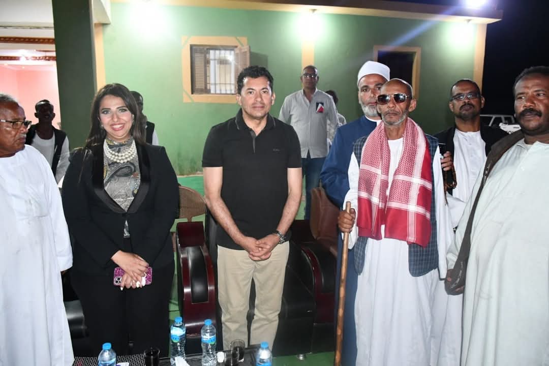 وزير الشباب يلتقى عدد من شيوخ القبائل وأعضاء النواب والشيوخ بشلاتين