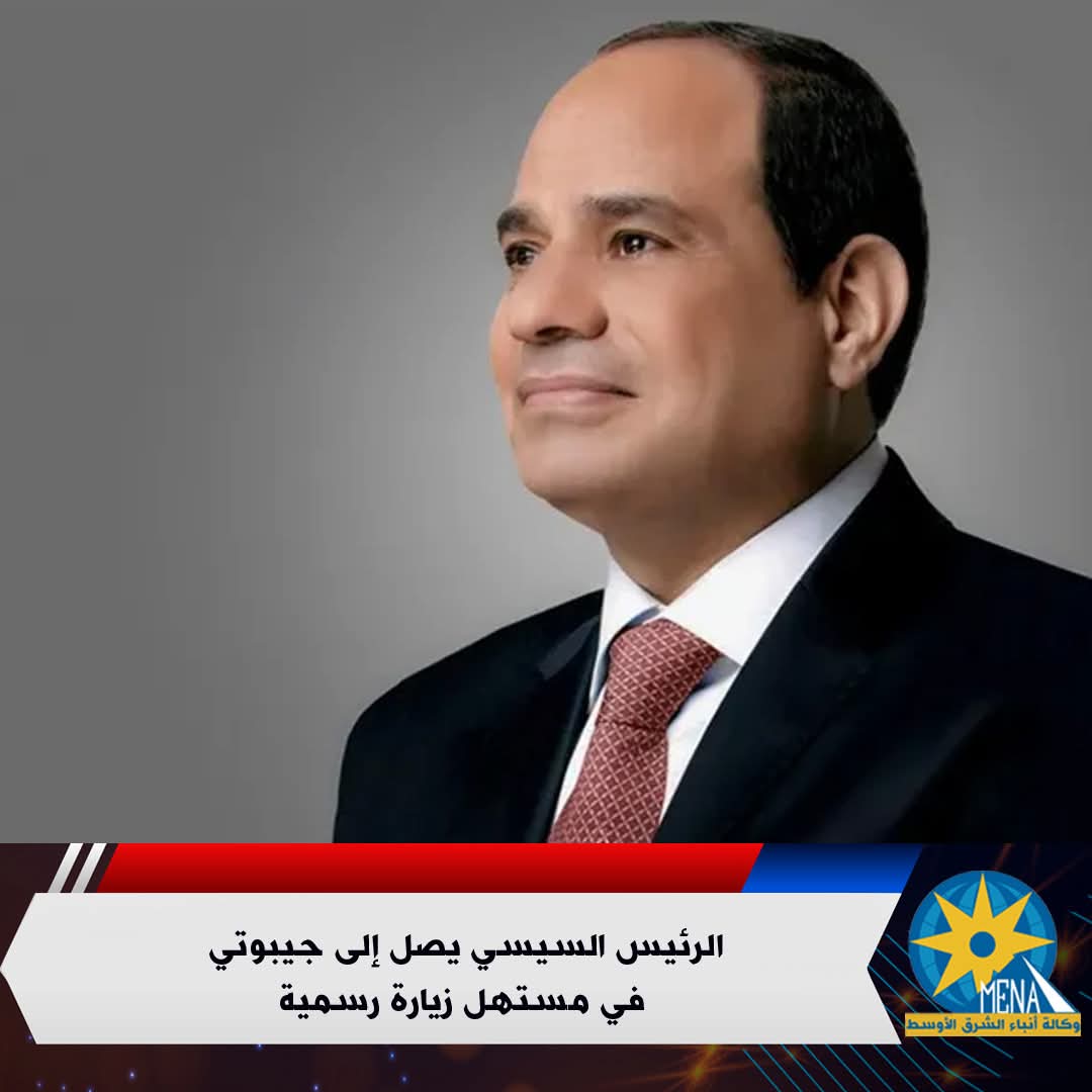 الرئيس يصل إلى جيبوتى فى مستهل زيارة رسمية