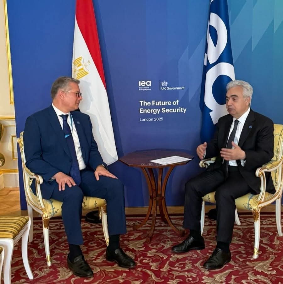 وزير البترول يلتقى المدير التنفيذى لوكالة الطاقة الدولية..فى لندن