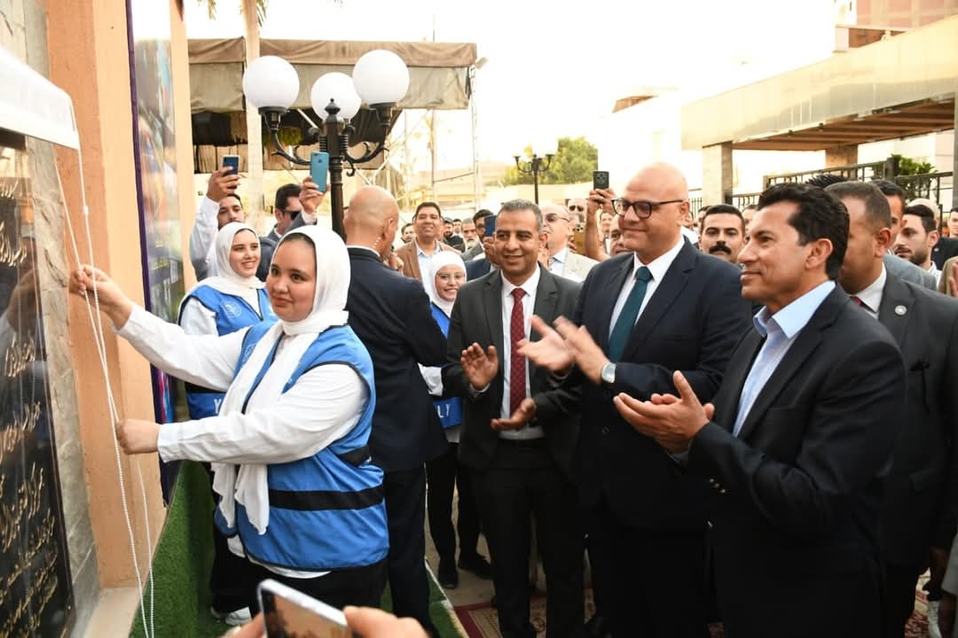 افتتاح مشروعات جديدة بمركز التنمية الشبابية والرياضية بشبرا الخيمة
