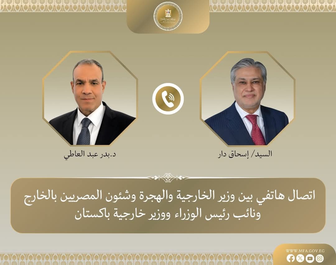 وزير الخارجية يبحث مع نظيره الباكستانى.. التطورات بجنوب آسيا 