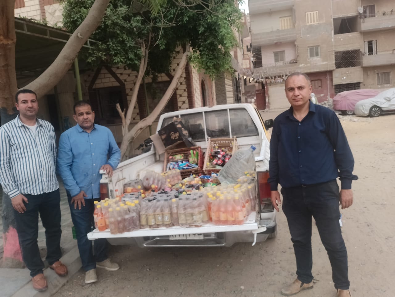ضبط مشروبات وسلع منتهية الصلاحية خلال حملات رقابية بالفيوم