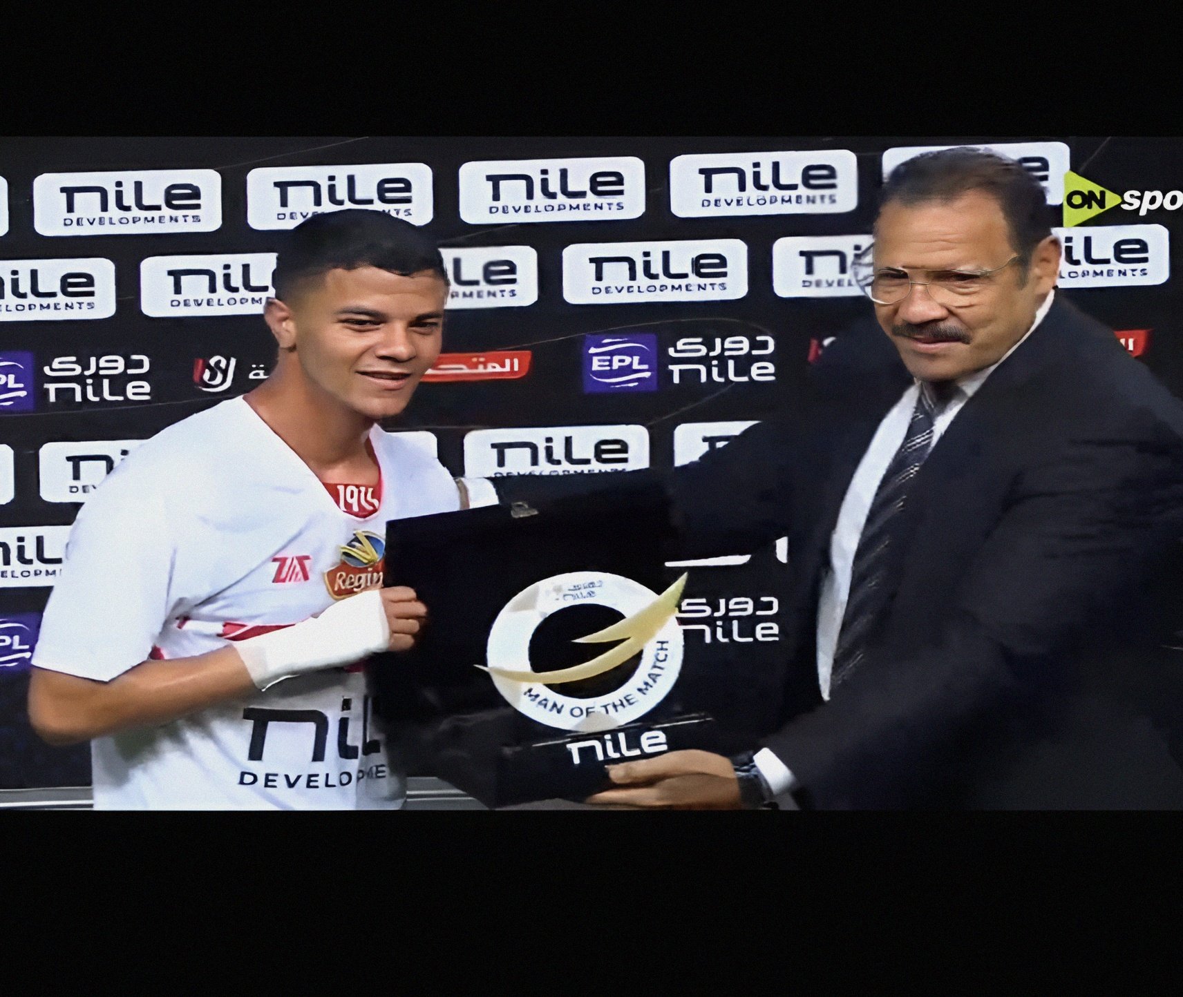 محمد شحاته أفضل لاعب فى مباراة الزمالك وحرس الحدود
