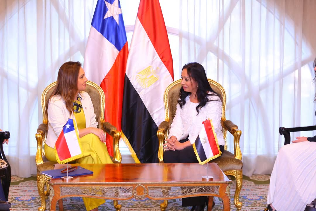 وزيرة التضامن تبحث مع نائبة وزير خارجية تشيلى  تعزيز التعاون
