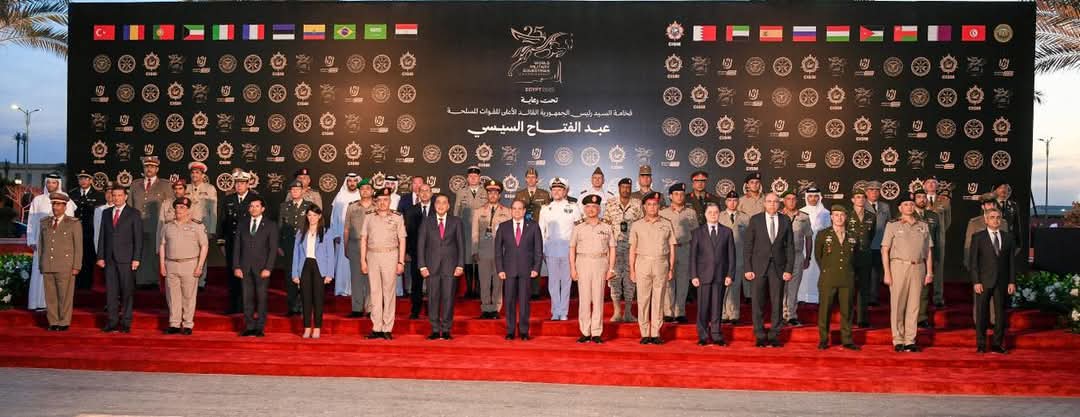 الرئيس يشهد افتتاح  بطولة العالم العسكرية للفروسية بالعاصمة الإدارية
