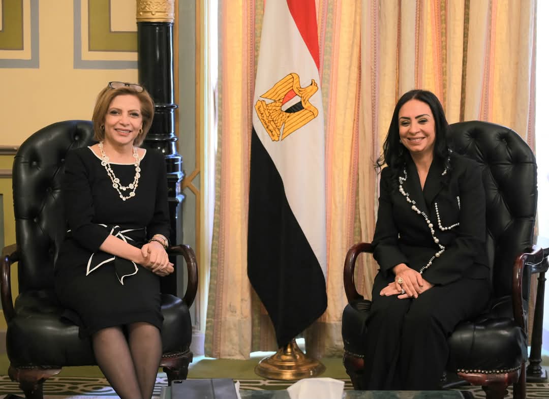 وزيرة التضامن تلتقى المديرة الإقليمية للتنمية البشرية بالشرق الأوسط