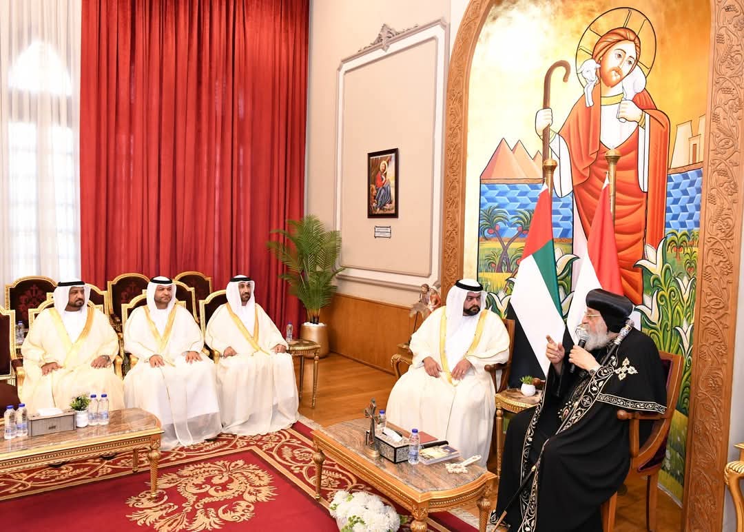 البابا تواضروس يستقبل ولى عهد إمارة "الفجيرة"
