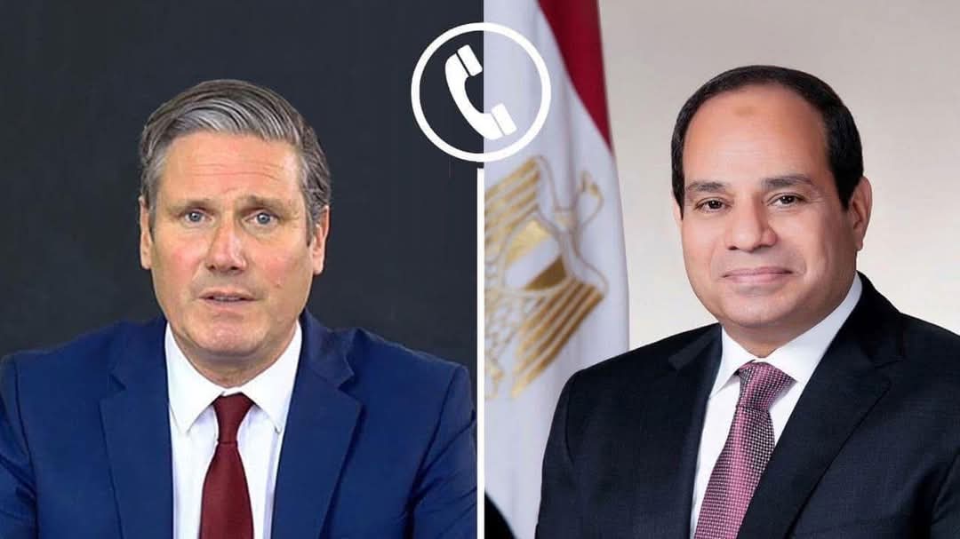 الرئيس يبحث مع رئيس وزراء بريطانيا العلاقات الثنائية والأوضاع الإقليمية