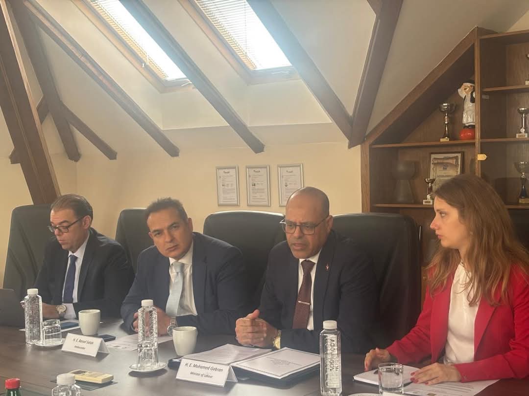 وزير العمل يلتقى مدير هيئة التوظيف الوطنى الصربية