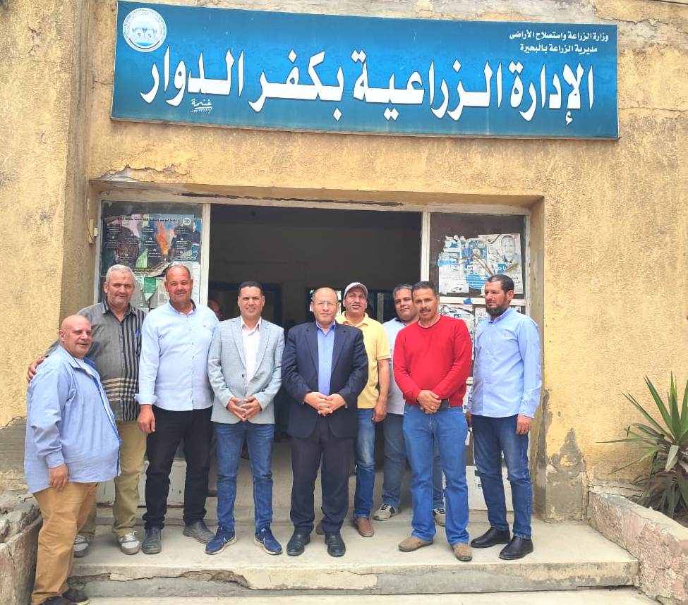 وكيل الزراعة .. يتابع أعمال الإدارة الزراعية بكفر الدوار