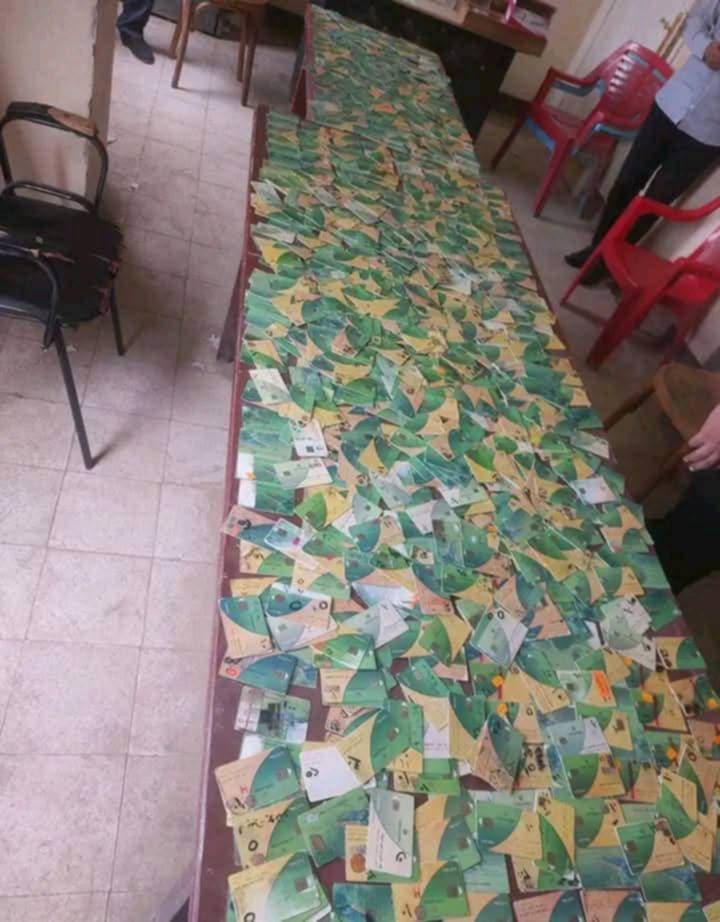 ضبط كميات ضخمة من بطاقات التموين في حملة مفاجئة بأسيوط