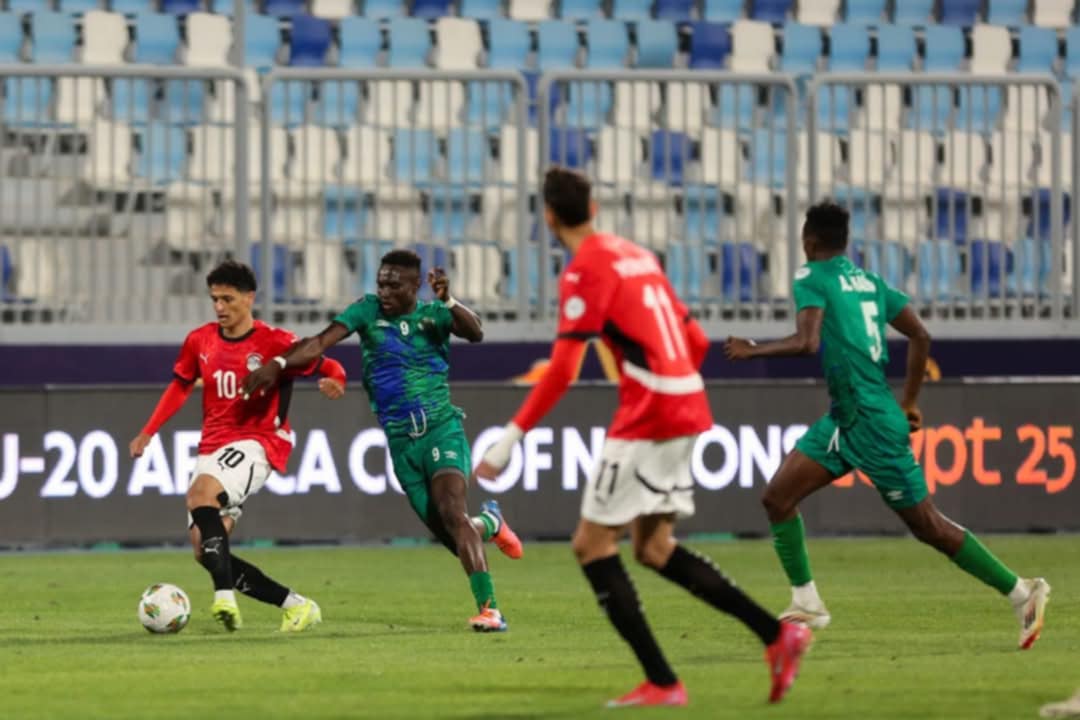 سقوط المنتخب الوطنى للشباب برباعية أمام سيراليون