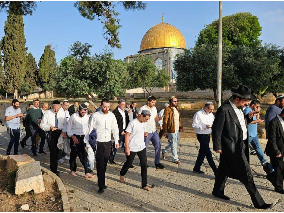 عشرات المستعمرين يقتحمون المسجد الأقصى .. ويؤدون «طقوسا تلمودية» أمام قبة الصخرة