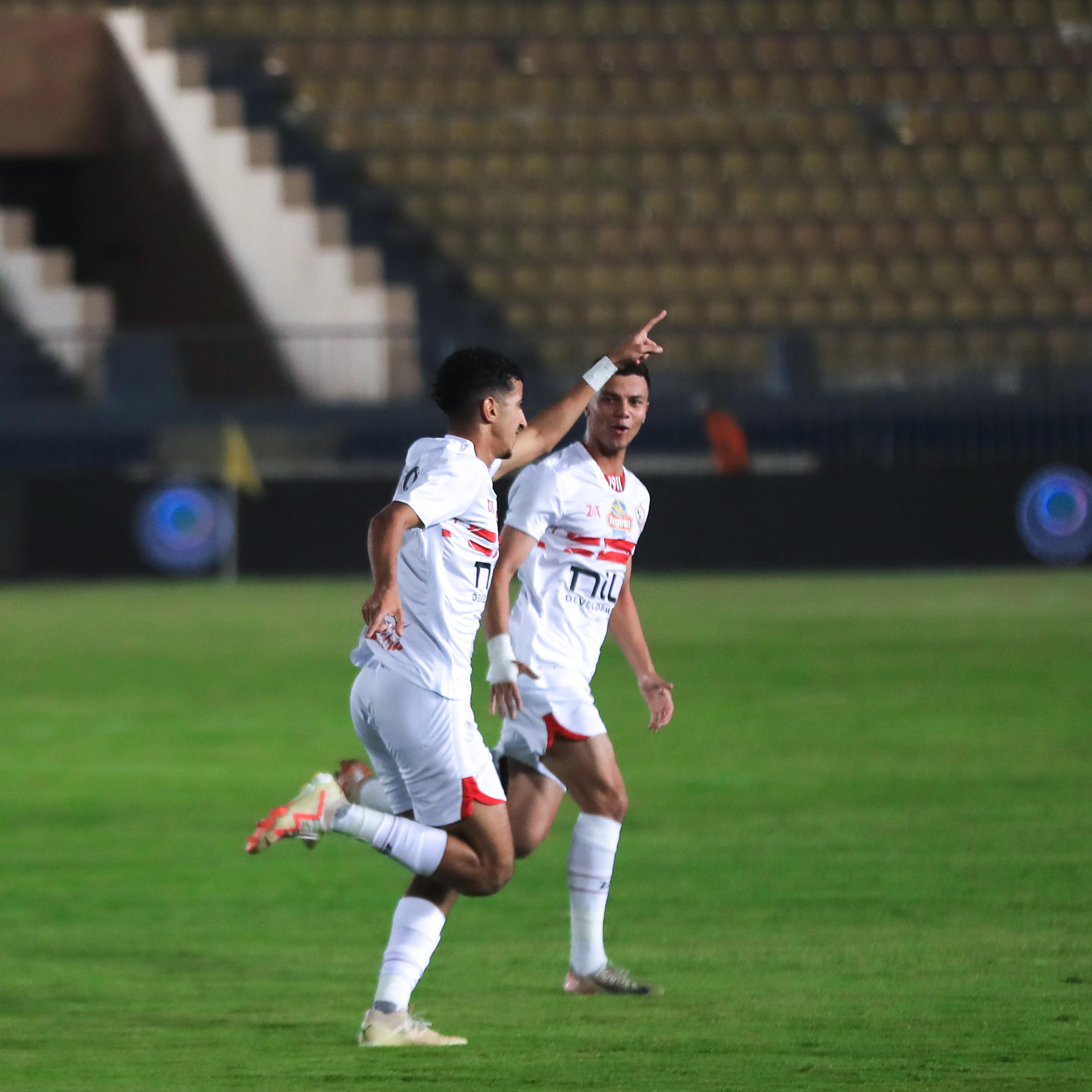 الزمالك يهزم بتروجيت بثلاثية