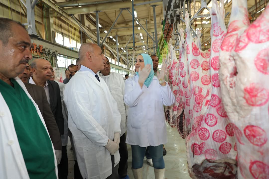 محافظ القاهرة يطمئن على اتخاذ الاجراءات الصحية أثناء الذبح