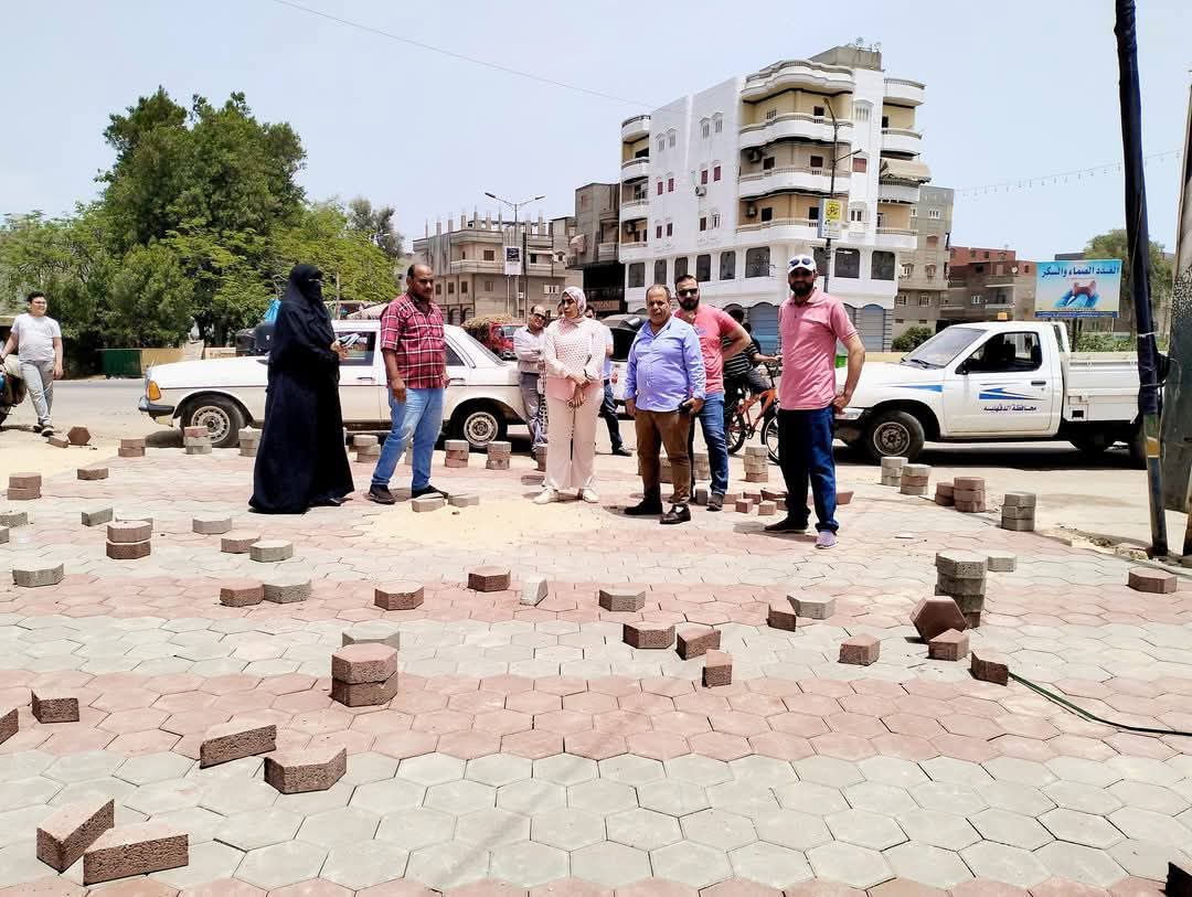 شوارع الجمالية بالدقهلية.. إنترلوك