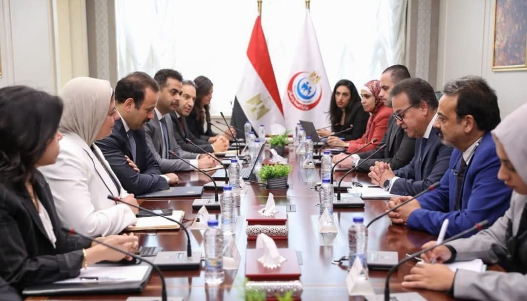 وزير الصحة يستقبل الرئيس التنفيذى لجهاز مستقبل مصر