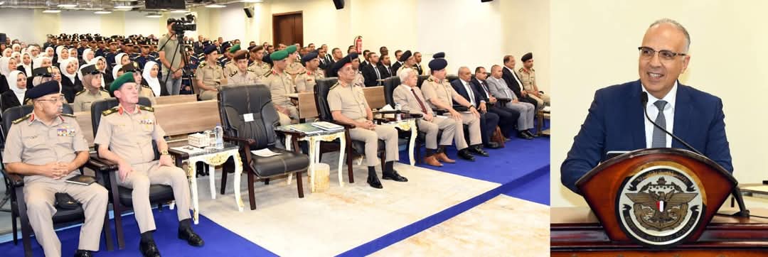 وزير الري يشهد حفل تخرج المهندسين الجدد بعد تدريبهم بالأكاديمية العسكرية
