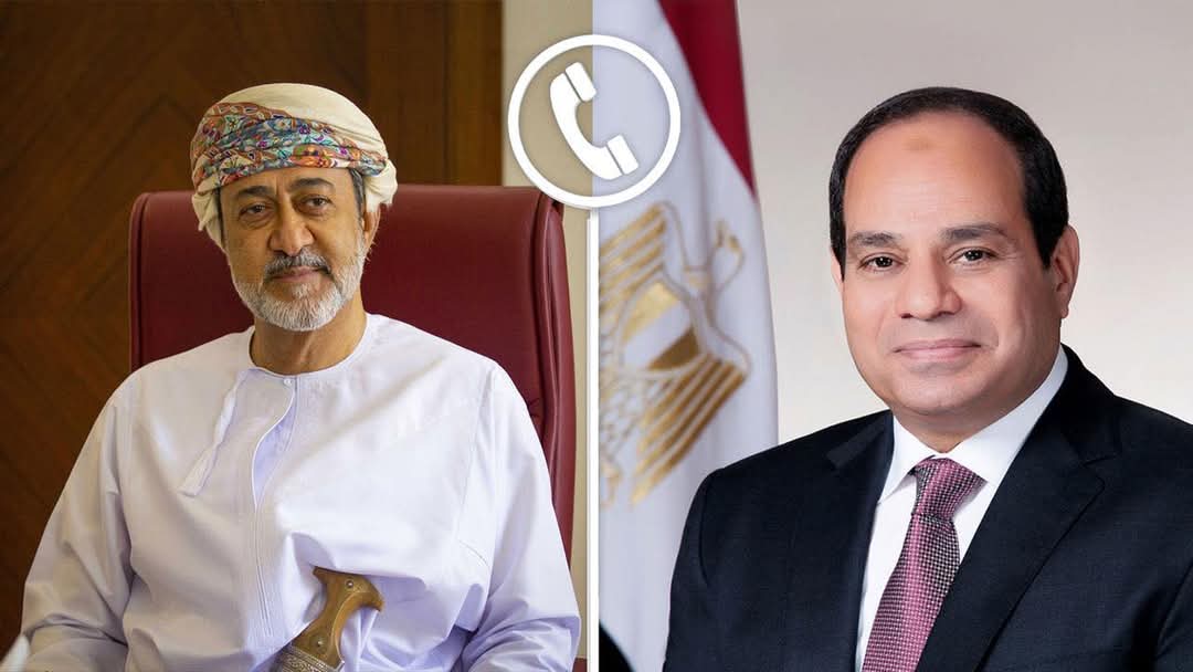 الرئيس: استمرار تعزيز التعاون مع سلطنة عمان فى مختلف المجالات