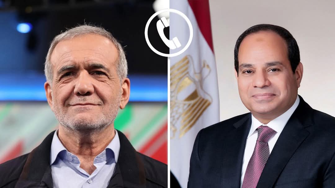 الرئيس ونظيره الإيرانى يؤكدان أهمية تجنب التصعيد فى المنطقة
