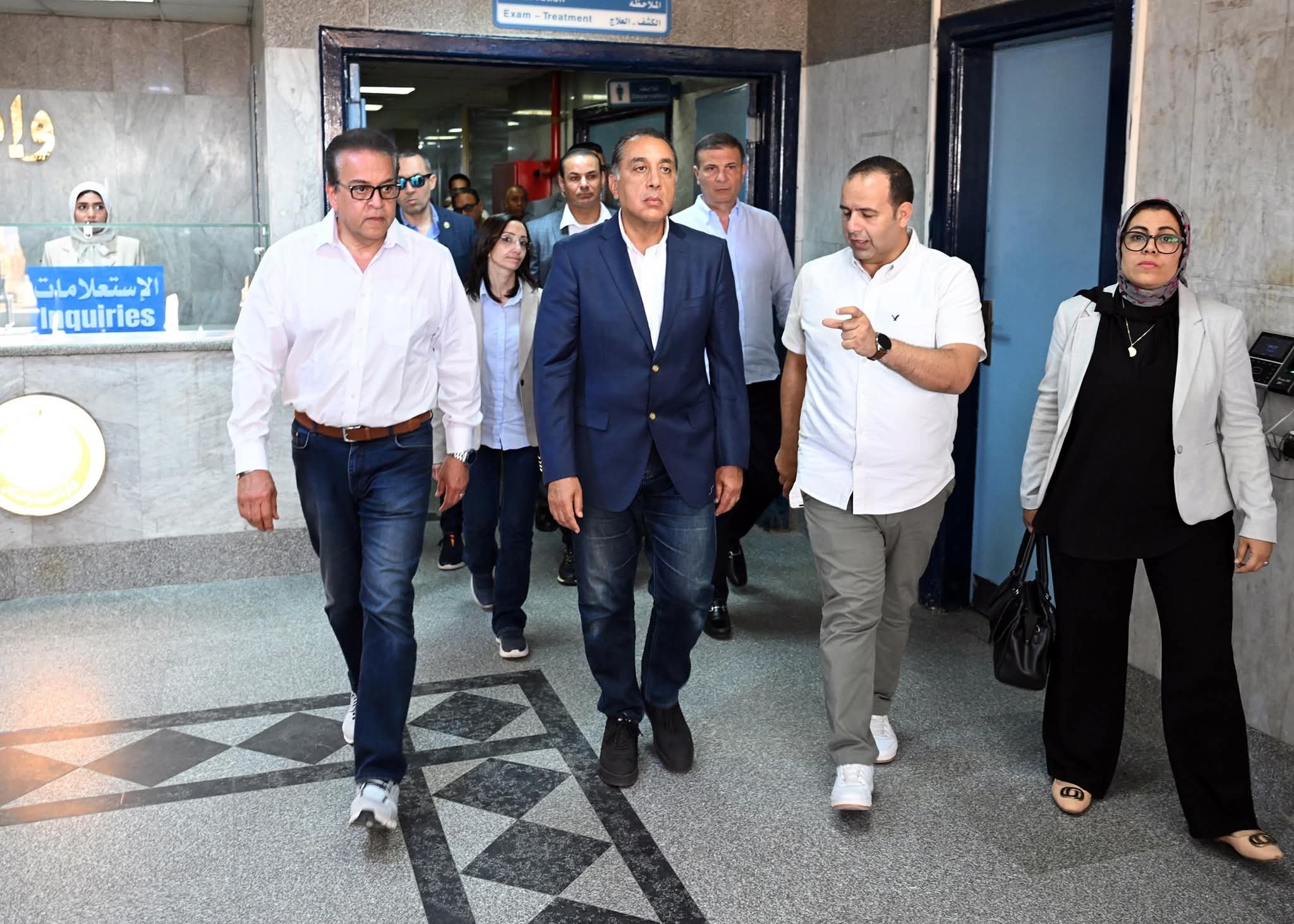 رئيس الوزراء يتفقد مستشفى وادى النطرون التخصصى.. وناقش ضم قطعة أرض لتوسعتها
