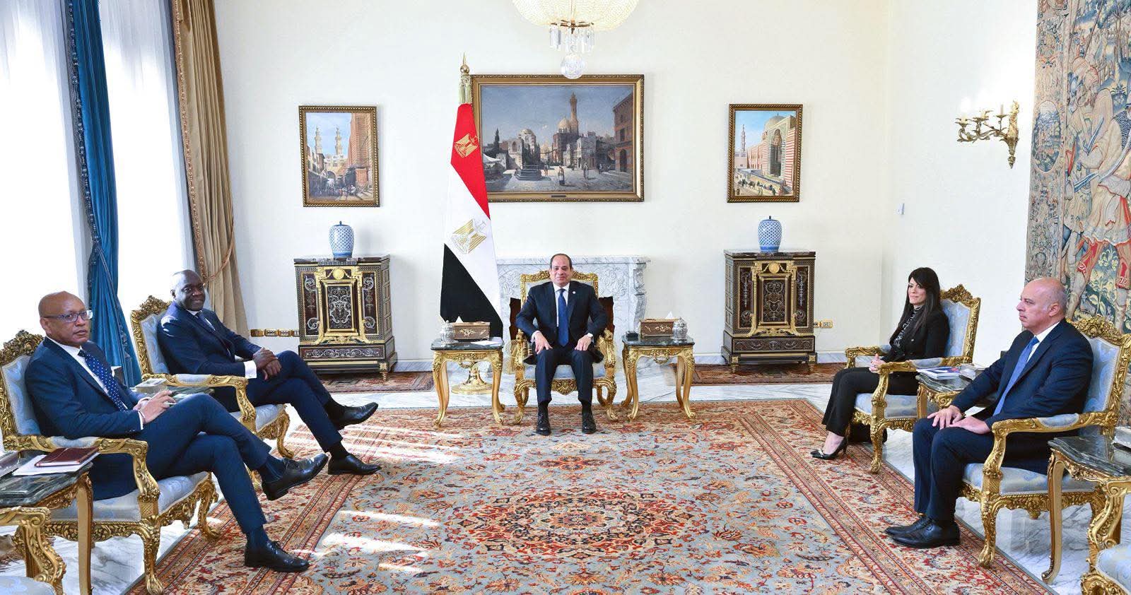 الرئيس يثمن دور مؤسسة التمويل الدولية فى التعاون مع مصر